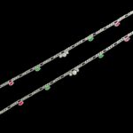 Pair of 925 Sterling Silver Anklets | Silver Anklet for Adults | 10 inch Ankle Bracelet - Image 5
