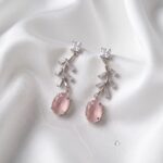 Indian Party Wear Dangler Earrings with AD Stones