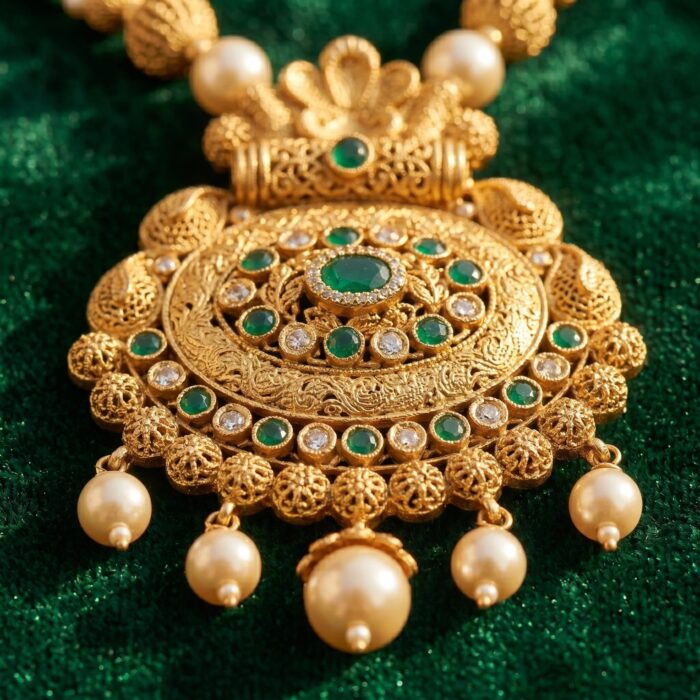 Elegant partywear jewelry set for women