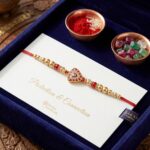 Premium Evil Eye Rakhi with CZ Stones