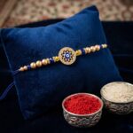 Premium Evil Eye Rakhi with CZ Stones