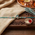 Designer Rakhi with CZ Stones in Canada