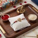Simple yet elegant Premium Rakhi with Ganesh