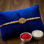 Simple yet elegant Premium Rakhi with Jai Shri Ram
