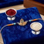 Premium Krishna Rakhi with Custom Gift Hamper