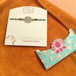 Premium Rakhi with Rakhi Card | Rakhi card with hamper
