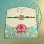 Premium Rakhi with Rakhi Card | Rakhi card with hamper