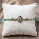 Rakhi with CZ stones | Personalized Rakhi hamper