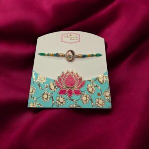 Ship to Canada : Raksha Bandhan Greeting Card | Rakhi Greeting Card with stylish Rakhi