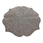 Elegant round placemat for table setting decor