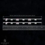 Traditional asli chandi ki payal 10.5 inch silver anklets