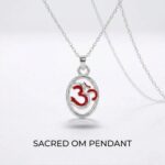 Pure Silver Om Pendant | 925 Solid Silver Pendant