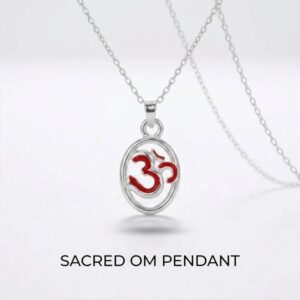 Pure Silver Om Pendant | 925 Solid Silver Pendant