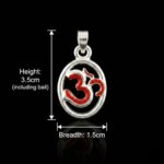 Hindu religious Om pendant | Silver Pendant with Om symbol