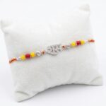 Pure 925 solid silver Rakhi with Ram emblem