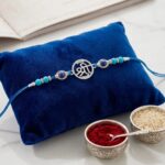 Pure Silver Rakhi with quick shipping and guaranteed delivery | Create your own Hamper with this Pure Silver Rakhi