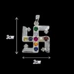 Pure Silver Swastik Pendant | 925 Sterling Silver - Image 4
