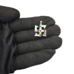 Pure Silver Swastik Pendant | 925 Sterling Silver - Image 3