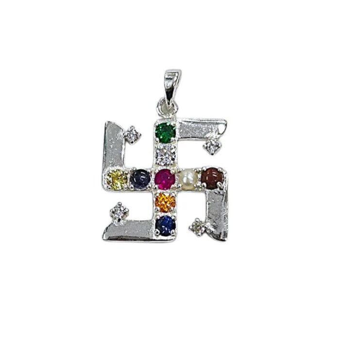 Pure Silver Swastik Pendant | 925 Sterling Silver - Image 5