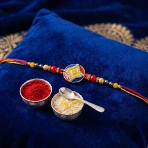 Premium Rakhi with Rakhi Card | Rakhi card with hamper