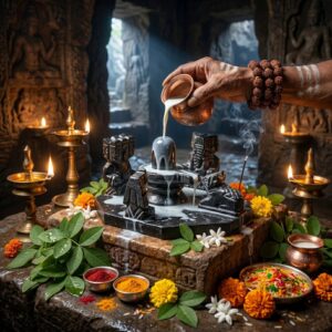 Hindu Religious Stone Murti Shiv Panchayat