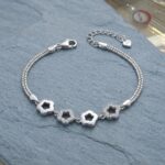925 sterling silver bracelet for women with zirconia stones