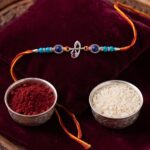 Pure Silver Krishna Rakhi | Sterling silver Rakhi