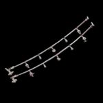 Pair of 925 Sterling Silver Anklets | 10.5 inch Silver Anklets for Adults | Chandi ki Payal - Image 5