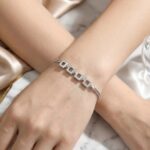 925 sterling silver bracelet for women with zirconia stones