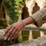 925 Sterling Silver Bracelet for Her | Zirconia Stone Bracelet | Rhodium Finish