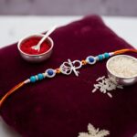 Sterling silver Rakhi with Ganesh | 925 solid silver rakhi