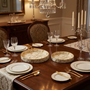 Luxury decorative tray for living room coffee table
