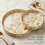 Luxury decorative tray for living room coffee table
