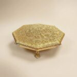Hexagonal Pooja Choki - 8 Inch