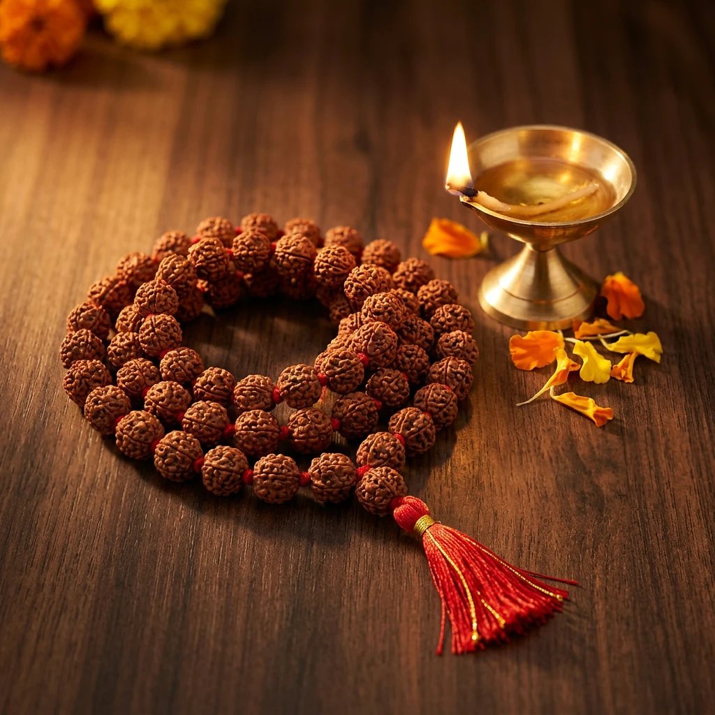 03_wood_lifestyle.webp Premium Sacred 15mm bead Rudraksha Mala – 54 Beads - Image 1