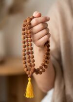 Premium Sacred 10mm bead Rudraksha Mala – 108 Beads - Image 3
