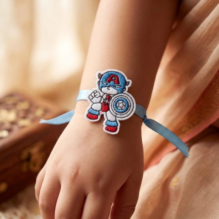 Cartoon Kids Rakhi with Key Chain | Led Rakhi - Image 4