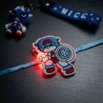Cartoon Kids Rakhi with Key Chain | Led Rakhi - Image 2
