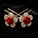 American Diamond stone Juda Pins | Bun pins to pair with ethnic Dresses