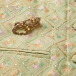 Close up of embroidery Jacket with sequin work