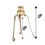 Brass Jaldhari Tripod Stand for Shivling Abhishek - 8inch - Image 7