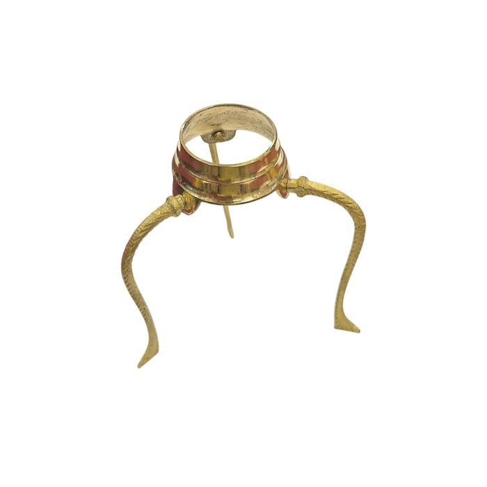 Brass Jaldhari Tripod Stand for Shivling Abhishek - 5inch - Image 2
