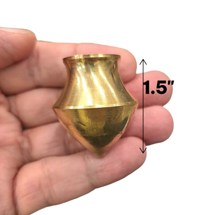 Brass Jaldhari Tripod Stand for Shivling Abhishek - 5inch - Image 3