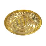 Radiant Brass Fluted Incense Burner & Ash Catcher - Image 4