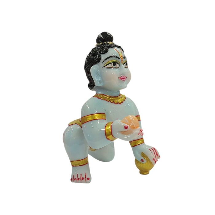 Size 6 Laddu Gopal in Marble Dust Polystone