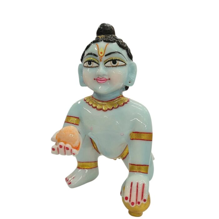 Size 6 Laddu Gopal in Marble Dust Polystone