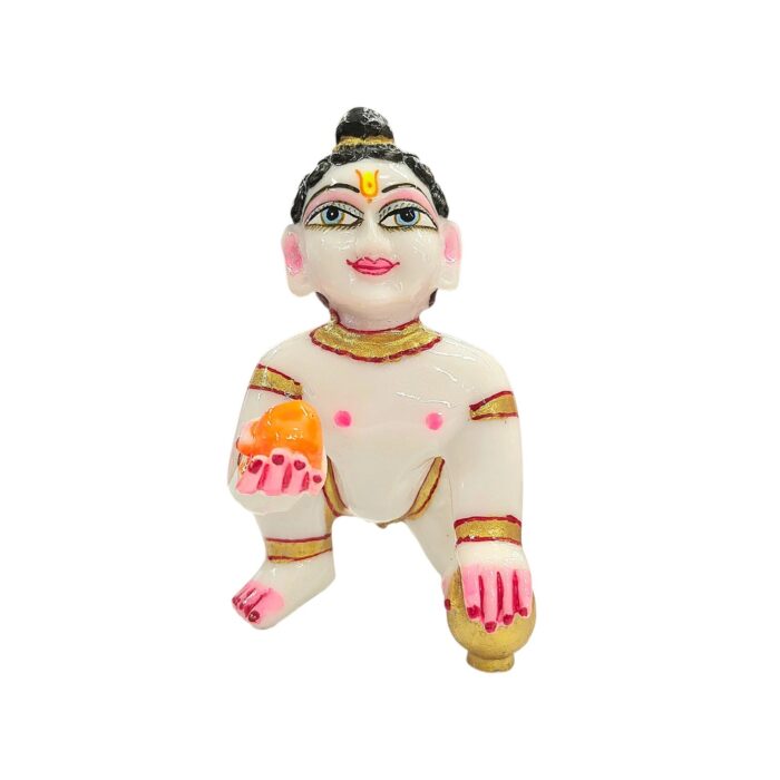 Laddu Gopal Idol | Divine Bal Krishna - Size 6 - Image 3