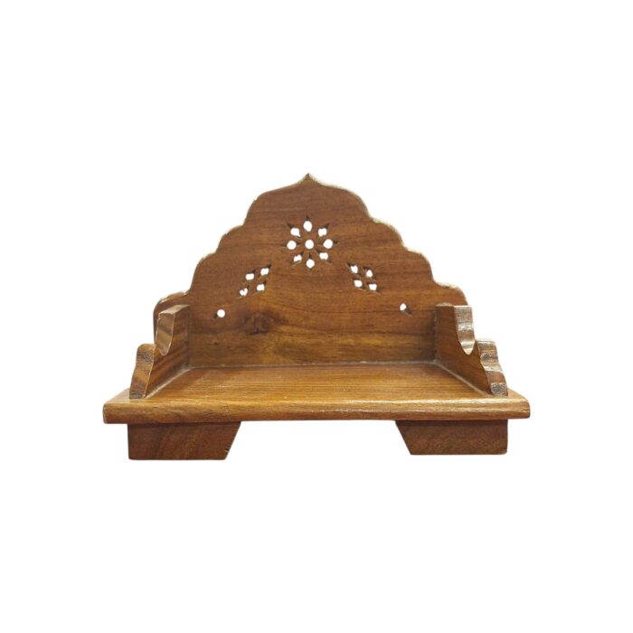Wooden Singhasan - 5 inch High Back - Image 4