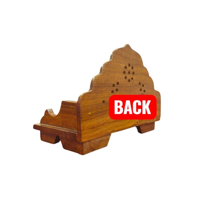 Wooden Singhasan - 5 inch High Back - Image 6