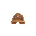 Wooden Singhasan - 4 inch High Back - Image 3